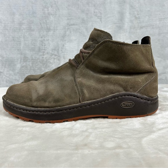 Chaco Otis Nurl Vibram Suede Brown Chukka Lace Up Boot Men Size 12 Work Outdoors - Picture 3 of 9